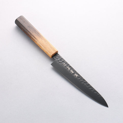 Sakai Takayuki Kurokage VG10 Martillado Cubierto de Teflon Petty-Utilitario 150mm Mango de Arce quemado - Japanny-SP