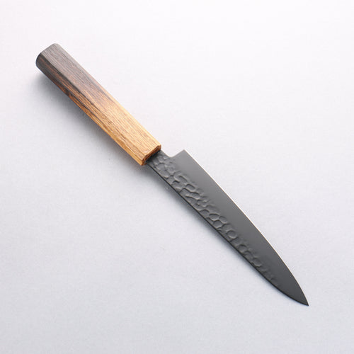 Sakai Takayuki Kurokage VG10 Martillado Cubierto de Teflon Petty-Utilitario 150mm Mango de Arce quemado - Japanny-SP