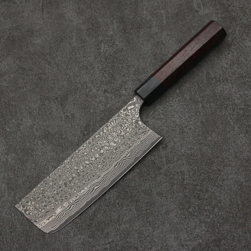 Masakage Kumo VG10 Damasco Nakiri 165mm Mango de Palisandro - Japanny-SP