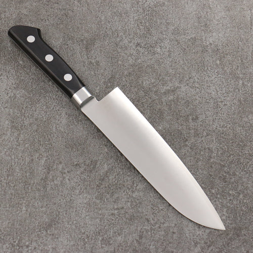 Seisuke VG1 Santoku 180mm Mango de Madera de Pakka Negra - Japanny-SP