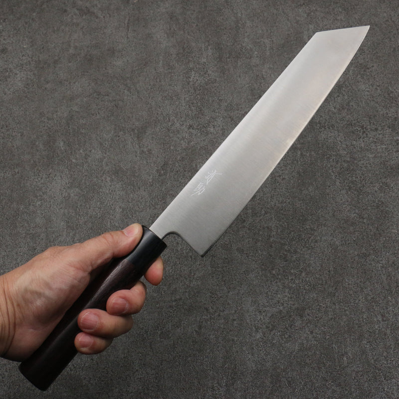 Seisuke Super Azul Kiritsuke Gyuto 240mm Mango de Palosanto (virola: madera de pakka negro) - Japanny-SP