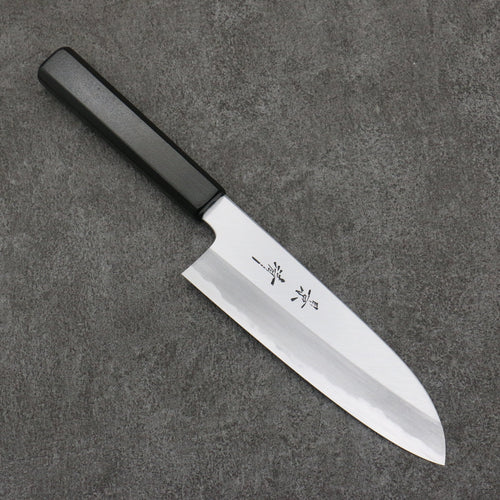 Kagekiyo Acero Blanco Santoku 165mm Mango de Laquerado (Magnolia) - Japanny-SP