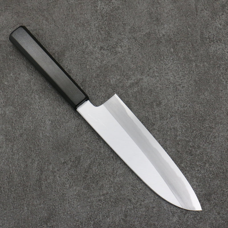 Kagekiyo Acero Blanco Santoku 165mm Mango de Laquerado (Magnolia) - Japanny-SP