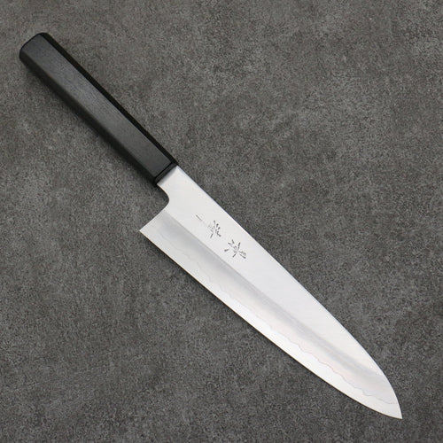 Kagekiyo Acero de Plata No.3 Gyuto 210mm Mango de Lacado Negro (Magnolia) - Japanny-SP