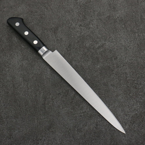 Sakai Takayuki [Para zurdos] Acero Japones Sujihiki 210mm Mango de Madera de Pakka Negra - Japanny-SP