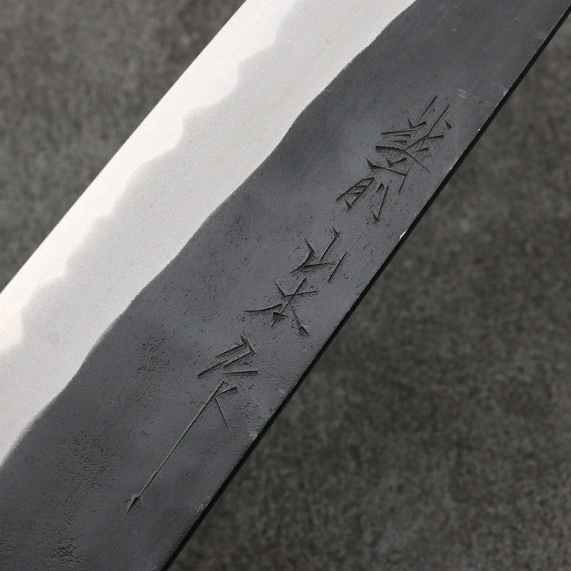 Nao Yamamoto Acero Blanco No.2 Kurouchi Gyuto 240mm Mango de Cerezos Floreciendo - Japanny-SP