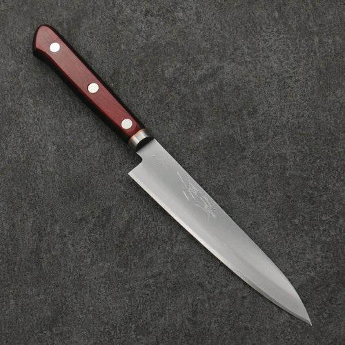 Seisuke Super Azul Petty-Utilitario 145mm Mango de Madera de pakka roja - Japanny-SP