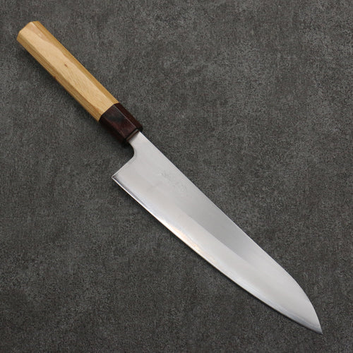 Oul Acero Blanco No.1 Gyuto 210mm Mango de Keyaki (Olmo Japones) - Japanny-SP