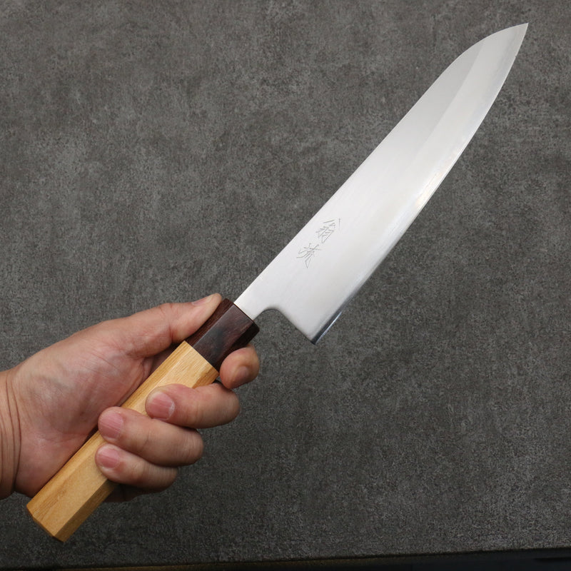 Oul Acero Blanco No.1 Gyuto 210mm Mango de Keyaki (Olmo Japones) - Japanny-SP