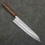 Oul Acero Blanco No.1 Martillado Gyuto 240mm Mango de Roble - Japanny-SP