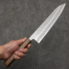 Oul Acero Blanco No.1 Martillado Gyuto 240mm Mango de Roble - Japanny-SP