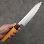 Oul Acero Blanco No.1 Gyuto 180mm Mango de Keyaki (Olmo Japones) - Japanny-SP