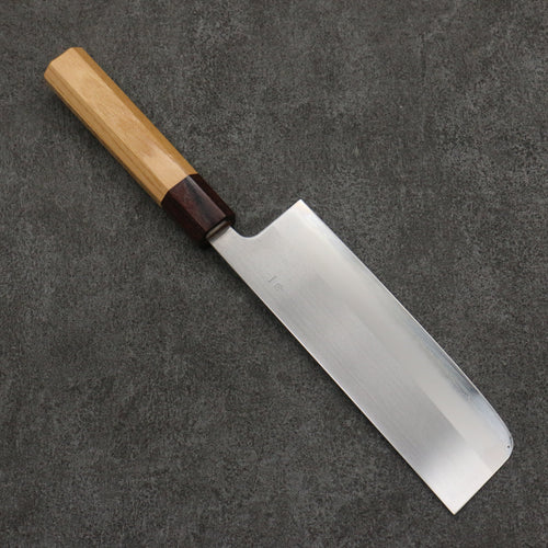 Oul Acero Blanco No.1 Nakiri 165mm Mango de Keyaki (Olmo Japones) - Japanny-SP