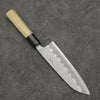 Oul Super Azul Martillado Santoku 165mm Mango de Magnolia - Japanny-SP