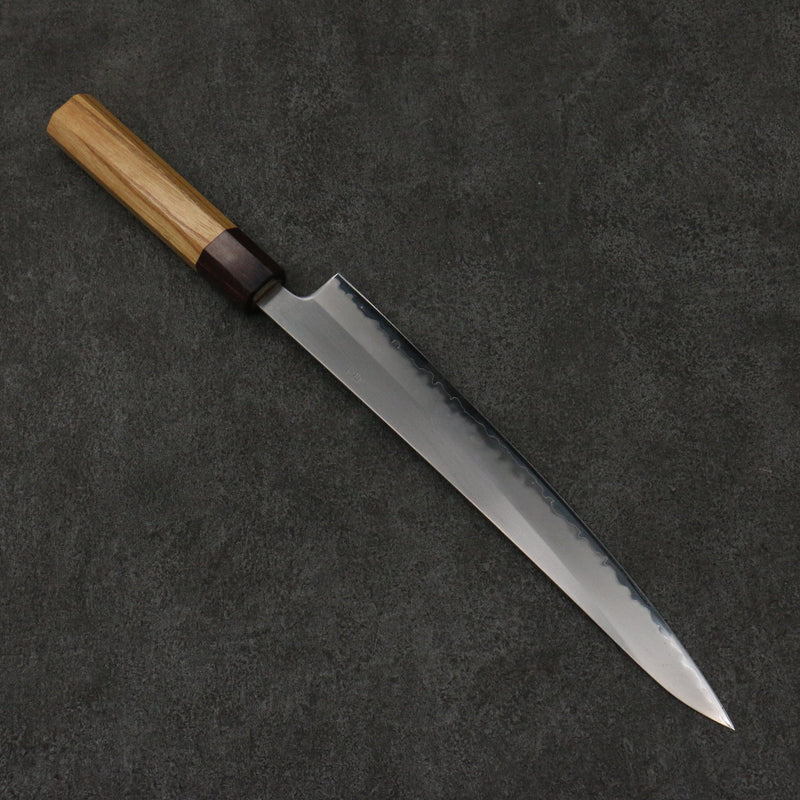 Oul Acero Blanco No.1 Sujihiki 240mm Mango de Keyaki (Olmo Japones) - Japanny-SP