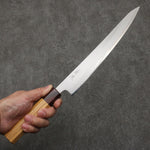 Oul Acero Blanco No.1 Sujihiki 240mm Mango de Keyaki (Olmo Japones) - Japanny-SP