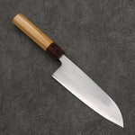 Oul Acero Blanco No.1 Santoku 165mm Mango de Keyaki (Olmo Japones) - Japanny-SP