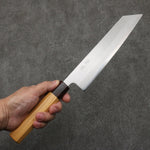 Oul Acero Blanco No.1 Kiritsuke Gyuto 210mm Mango de Keyaki (Olmo Japones) - Japanny-SP