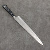 Seisuke AUS8 Martillado Sujihiki 240mm Mango de Madera de Pakka Negra - Japanny-SP