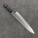 Seisuke AUS8 Martillado Gyuto 210mm Mango de Madera de Pakka Negra - Japanny-SP