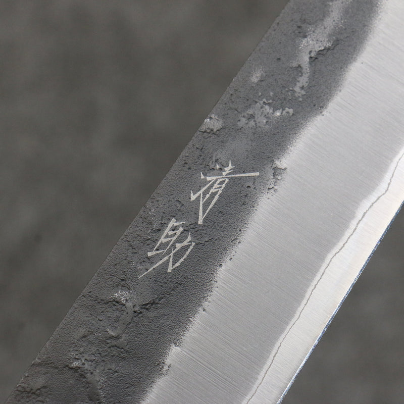 Seisuke Super Azul Nashiji Negro Sujihiki 270mm Mango de Palosanto (virola: madera de pakka blanco) - Japanny-SP