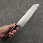 Seisuke Super Azul Kiritsuke Gyuto 210mm Mango de Palosanto (virola: madera de pakka negro) - Japanny-SP