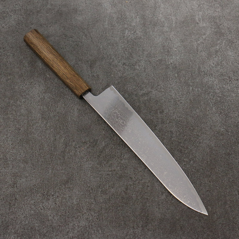 Seisuke VG10 Damasco con Terminado de Espejo Gyuto 240mm Mango de Roble - Japanny-SP