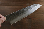 Sakai Takayuki VG10 de 33 Capas Damasco Santoku 180mm Mango de Madera de pakka de caoba - Japanny-SP