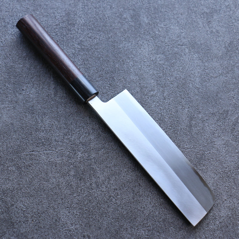 Seisuke Acero Blanco Kasumitogi Nakiri  180mm Mango de Palisandro - Japanny-SP