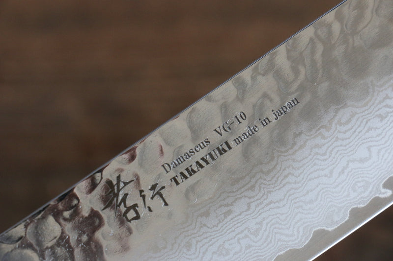 Sakai Takayuki VG10 Damasco de 33 Capas Nakiri  160mm Mango de Laquerado de arce vivo (Kokushin) - Japanny-SP