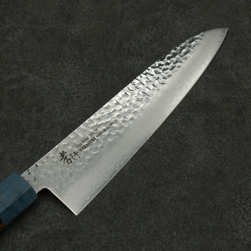 Sakai Takayuki VG10 Damasco de 33 Capas Gyuto Cuchillo Japones 210mm Mango de Madera estabilizada - Japanny-SP