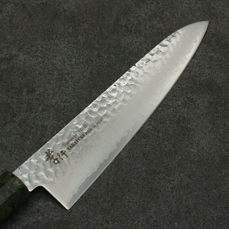 Sakai Takayuki VG10 Damasco de 33 Capas Gyuto Cuchillo Japones 240mm Mango de Madera estabilizada - Japanny-SP