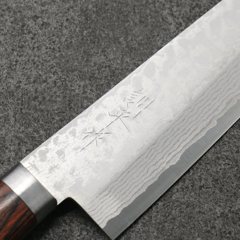 Kunihira Sairyu VG10 Damasco Gyuto Cuchillo Japones 180mm Mango de Caoba - Japanny-SP