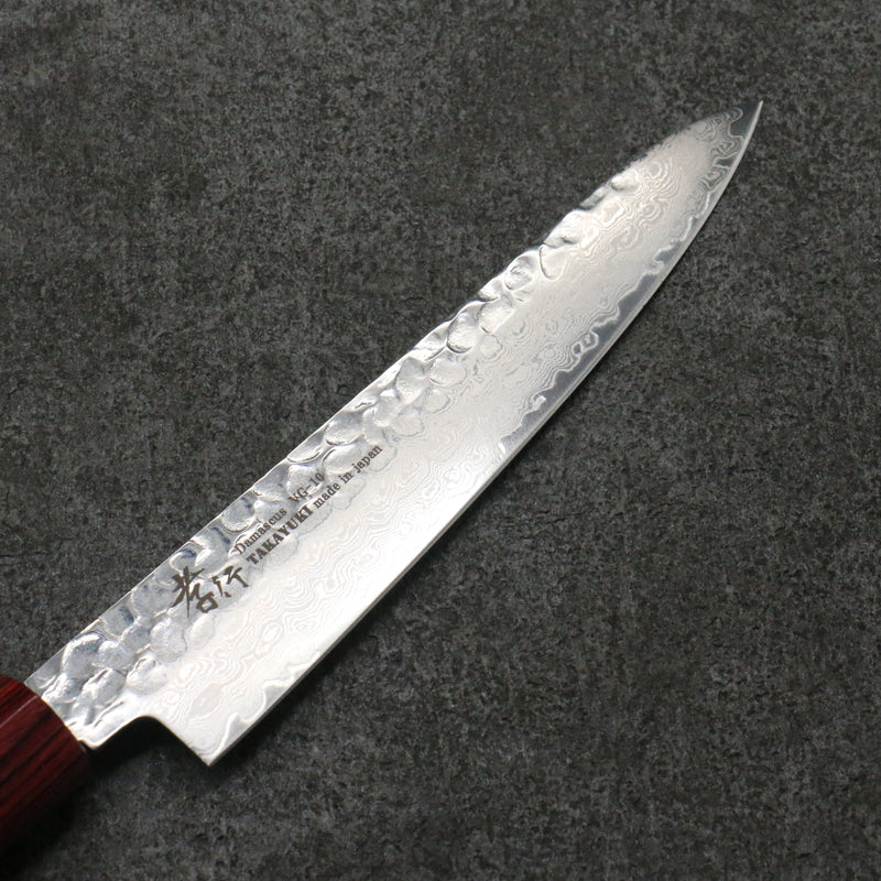 Sakai Takayuki VG10 Damasco Petty-Utilitario Cuchillo Japones 150mm Mango de Palisandro - Japanny-SP