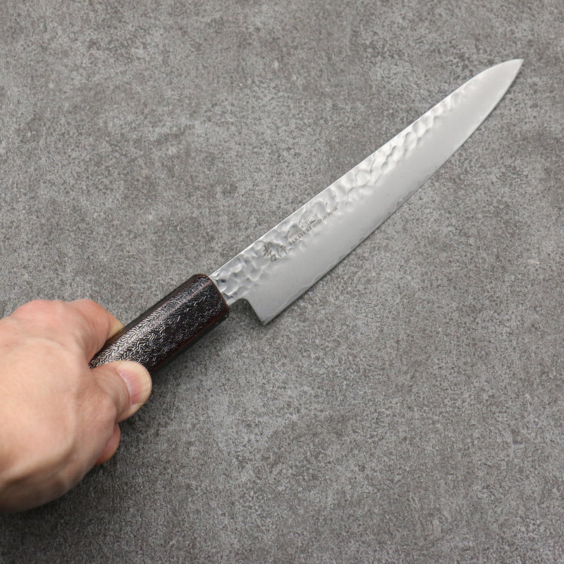 Sakai Takayuki Rinnou VG10 de 33 Capas Damasco Petty-Utilitario Cuchillo Japones 180mm Mango de Laquerado rojo - Japanny-SP