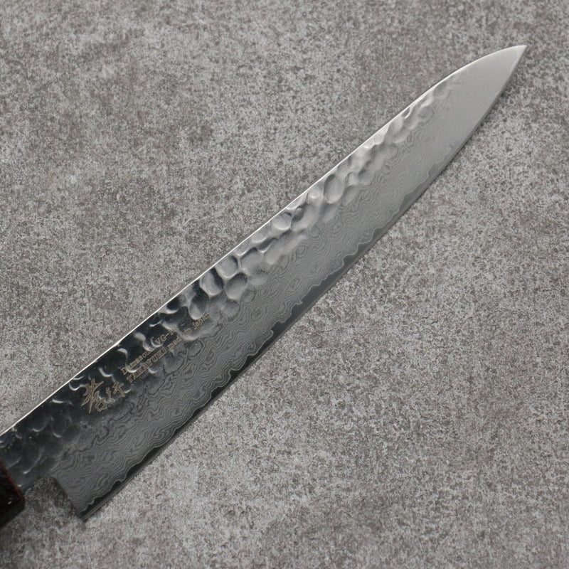 Sakai Takayuki Rinnou VG10 de 33 Capas Damasco Petty-Utilitario Cuchillo Japones 180mm Mango de Laca Negra - Japanny-SP