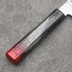 Sakai Takayuki Rinnou VG10 de 33 Capas Damasco Nakiri Cuchillo Japones 160mm Mango de Laquerado rojo - Japanny-SP