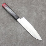 Sakai Takayuki Rinnou VG10 de 33 Capas Damasco Santoku Cuchillo Japones 170mm Mango de Laquerado rojo - Japanny-SP