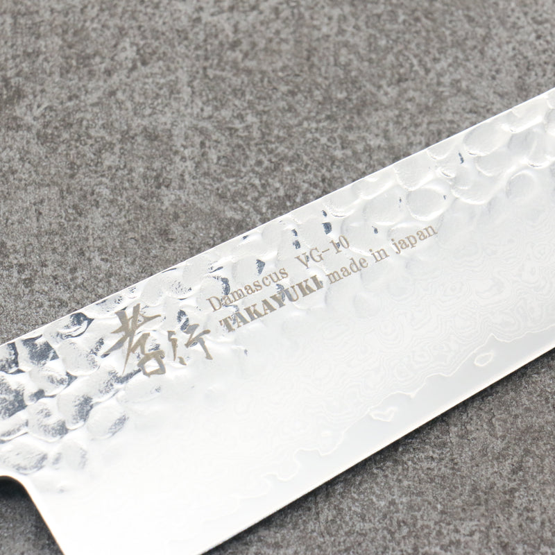 Sakai Takayuki Rinnou VG10 de 33 Capas Damasco Gyuto Cuchillo Japones 210mm Mango de Laca Negra - Japanny-SP