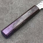 Sakai Takayuki Rinnou VG10 de 33 Capas Damasco Petty-Utilitario Cuchillo Japones 180mm Mango de Mango Lacado Purpura - Japanny-SP