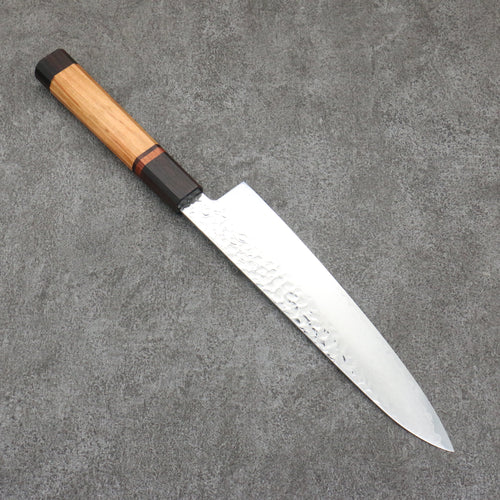 Sakai Takayuki VG10 de 33 Capas Damasco Gyuto Cuchillo Japones 210mm Mango de flores de cerezo silvestres (dodecágono) - Japanny-SP