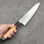 Sakai Takayuki VG10 de 33 Capas Damasco Gyuto Cuchillo Japones 210mm Mango de flores de cerezo silvestres (dodecágono) - Japanny-SP