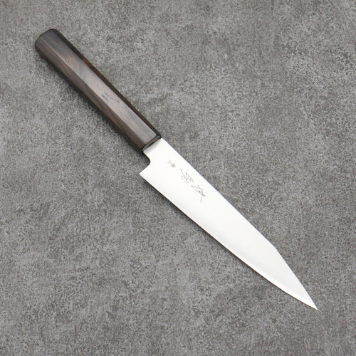 Seisuke Acero de Plata No.3 Kiritsuke Petty, Utilitario Cuchillo Japones 150mm Mango de Madera de ebano - Japanny-SP