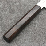 Seisuke Acero de Plata No.3 Kiritsuke Petty, Utilitario Cuchillo Japones 150mm Mango de Madera de ebano - Japanny-SP