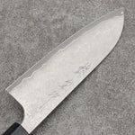 Nao Yamamoto VG10 Damasco Negro Santoku Cuchillo Japones 165mm Mango de Shitan - Japanny-SP