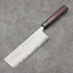 Nao Yamamoto VG10 Damasco Negro Nakiri Cuchillo Japones 165mm Mango de Shitan - Japanny-SP