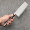 Nao Yamamoto VG10 Damasco Negro Nakiri Cuchillo Japones 165mm Mango de Shitan - Japanny-SP