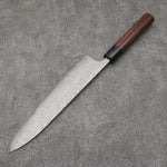 Nao Yamamoto VG10 Damasco Negro Gyuto Cuchillo Japones 240mm Mango de Shitan - Japanny-SP