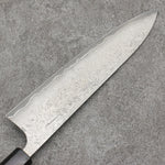 Nao Yamamoto VG10 Damasco Negro Gyuto Cuchillo Japones 240mm Mango de Shitan - Japanny-SP