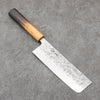 Seisuke SLD Washiji Nakiri Cuchillo Japones 165mm Mango de Arce quemado - Japanny-SP